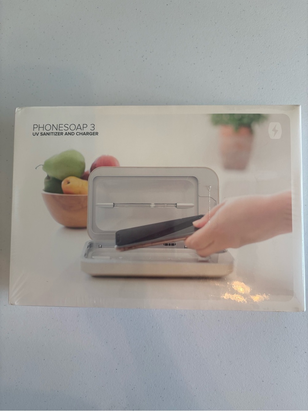 3 UV Sanitizer and Charger - White